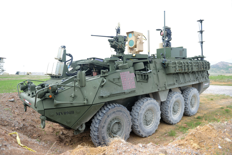 The US Army’s new MEHEL laser weapon system.